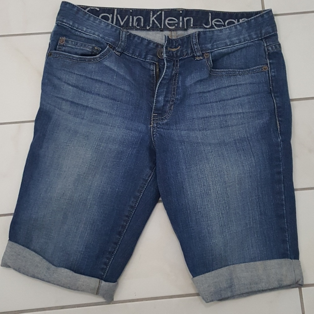 Calvin Klein Bermuda jean shorts